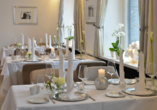 Das Restaurant Zur Bockmühle bietet eine köstliche Speisenauswahl in modernem und gemütlichem Ambiente.