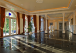 Das Foyer im Bernsteinpalais ist freundlich gestaltet.