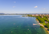 Der Bodensee bietet herrliche An- und Ausblicke.