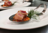 Im SeeGourmet Restaurant des Hotels DreiKönig werden Sie kulinarisch verwöhnt.
