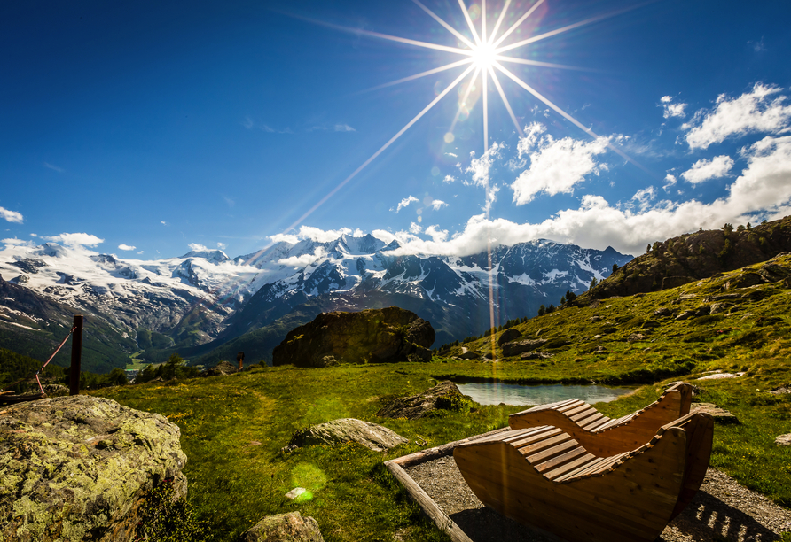 Das Schweizer Wallis hält spektakuläre Panoramen für Sie bereit.