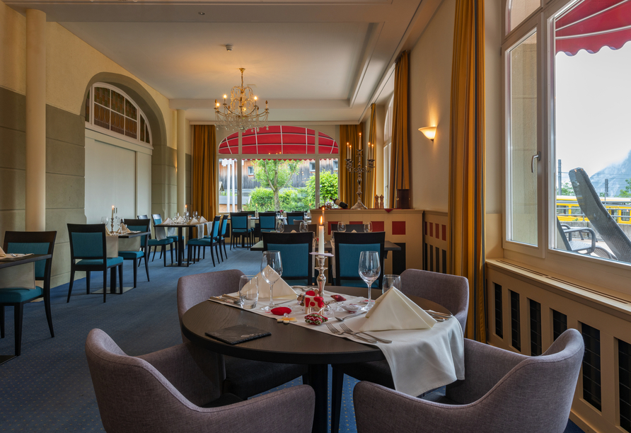 Arenas Resort Victoria-Lauberhorn, Restaurant Lobhörner