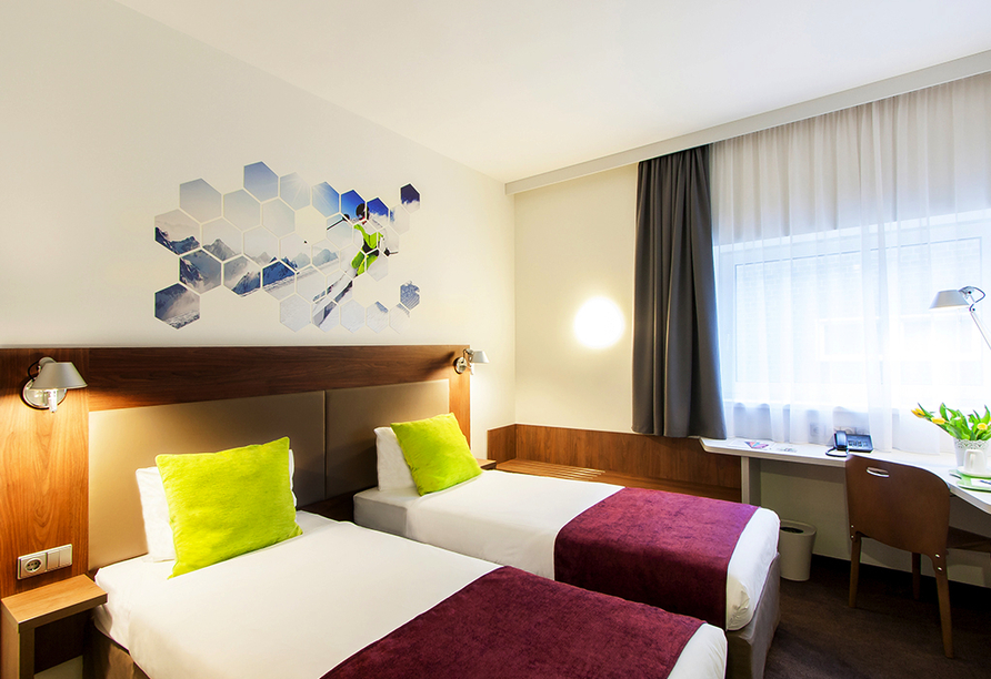 Beispiel eines Doppelzimmers im Beispielhotel Ibis Styles in Vilnius