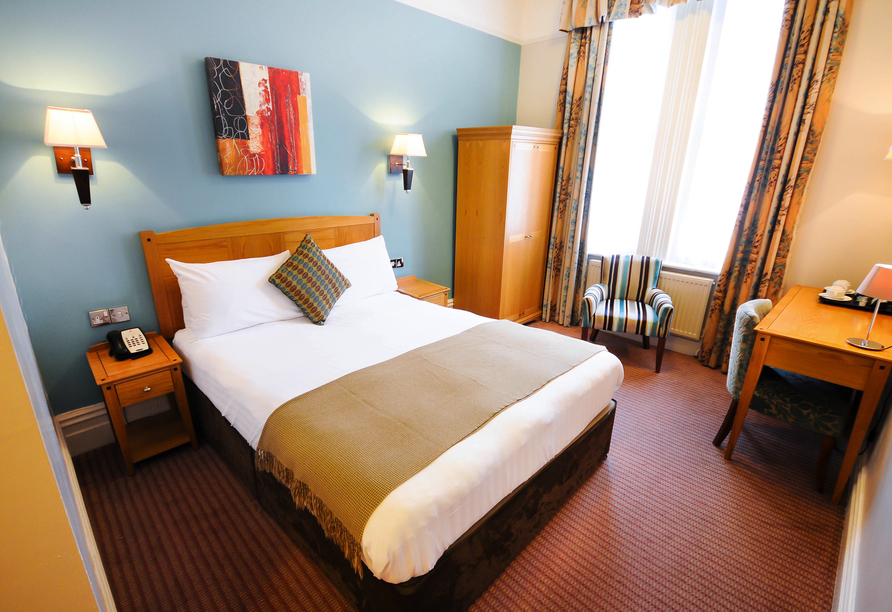 Beispiel eines Doppelzimmers im Durley Dean Hotel
