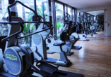 Im Fitnessraum können Sie körperlich aktiv werden.