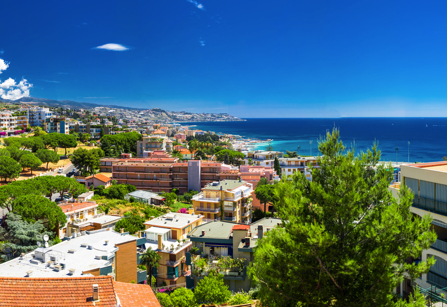 Eindrucksvoller Panoramablick auf Sanremo