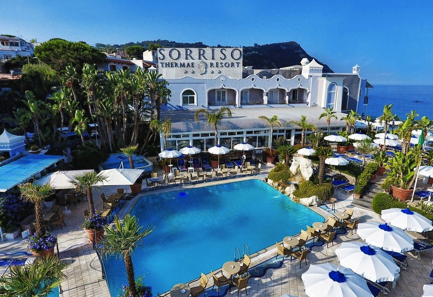 Hotel Sorriso Thermae Resort, Außenansicht