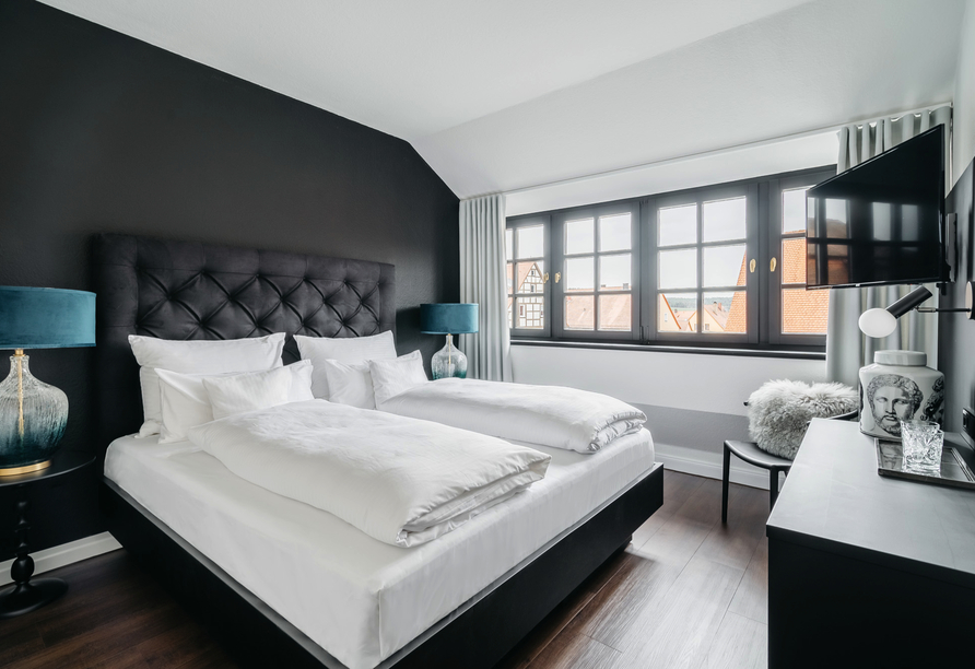 Beispiel eines Doppelzimmers Komfort im Landgasthof-Hotel Riesengebirge
