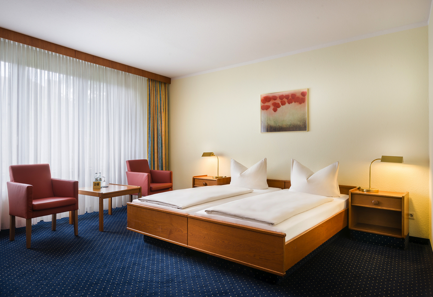 Beispiel eines Doppelzimmers Standard im acora Hotel Bochum Living the City