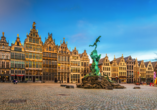 Flämische Architekturkunst ziert das Stadtbild von Antwerpen.
