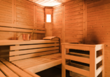 In der hoteleigenen Sauna können Sie entspannen.