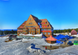 Auch im Winter ist das Berghotel Sachsenbaude Oberwiesenthal eine Top-Adresse.