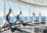 Powern Sie sich im Fitnessraum an Bord der Mein Schiff 6 aus.