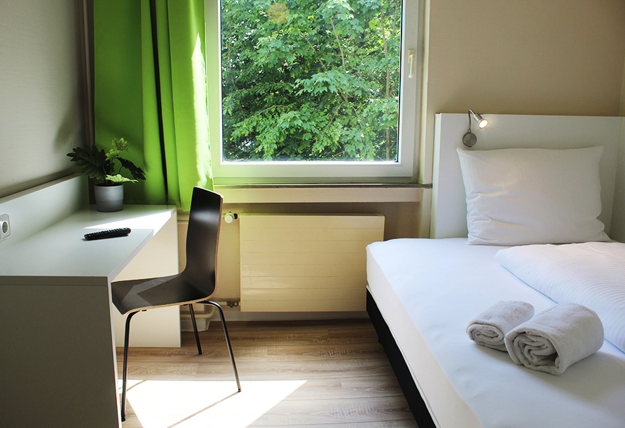 Beispiel eines Einzelzimmers Bestprice im Hotel Rheinsteig Quartier