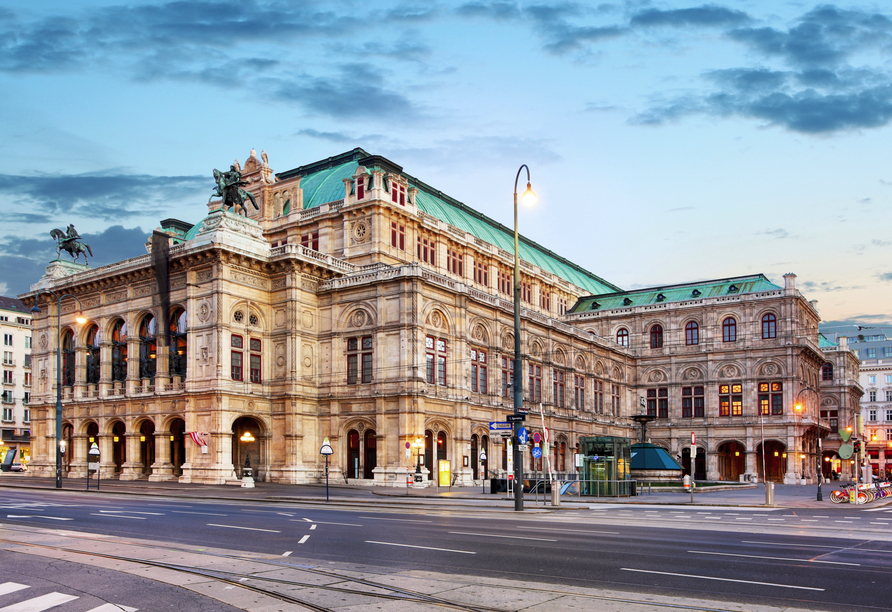 Besuchen Sie eines der bedeutendsten Opernhäuser der Welt: Die Wiener Staatsoper.