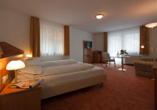 Beispiel eines Doppelzimmers im Wellnesshotel Rothfuss