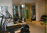 Im Fitnessbereich des Hotels können Sie sich auspowern.