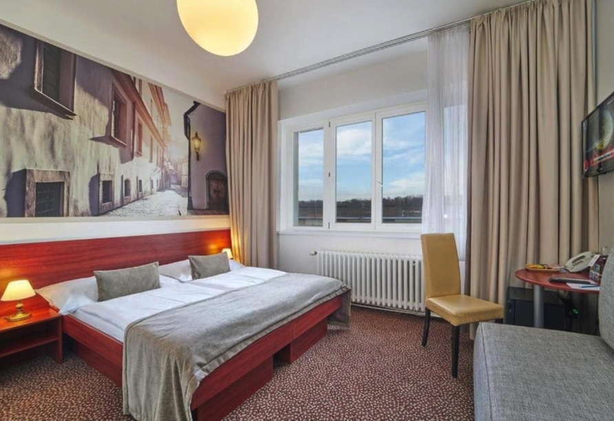 Beispiel eines Doppelzimmers im Metropolitan Old Town Hotel in Prag