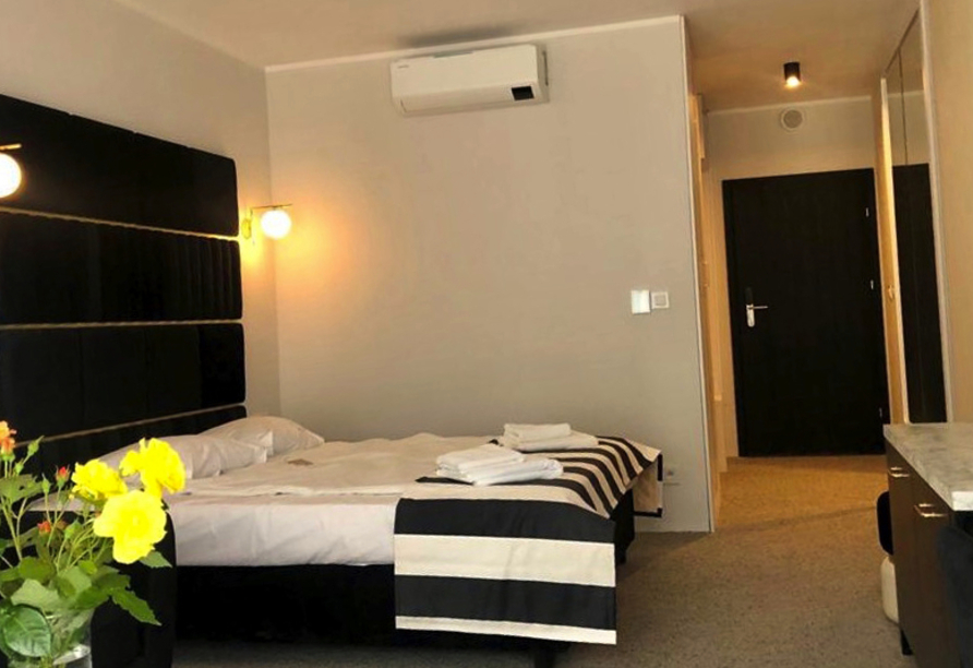 Beispiel eines Doppelzimmers im Solny Resort in Kolberg