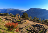 Die Ausgrabungsstätte von Delphi ist eine der drei UNESCO-Weltkulturerbestätten, die Sie sehen werden.