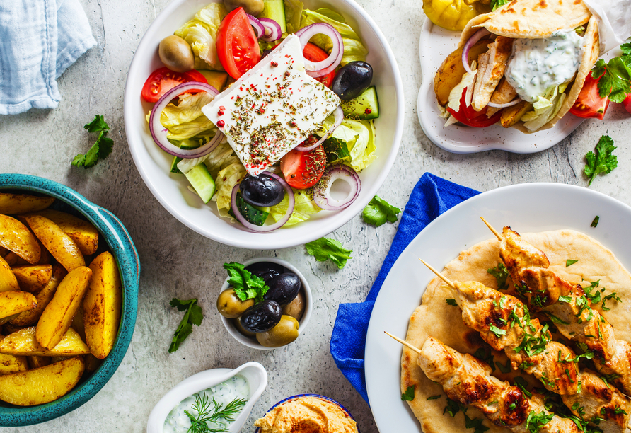 Genießen Sie die köstlichen Aromen der griechischen Küche und erleben Sie puren Genuss.