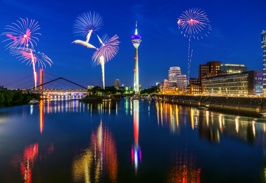 Erleben Sie ein unvergessliches Silvester in Nordrhein-Westfalens Landeshauptstadt.