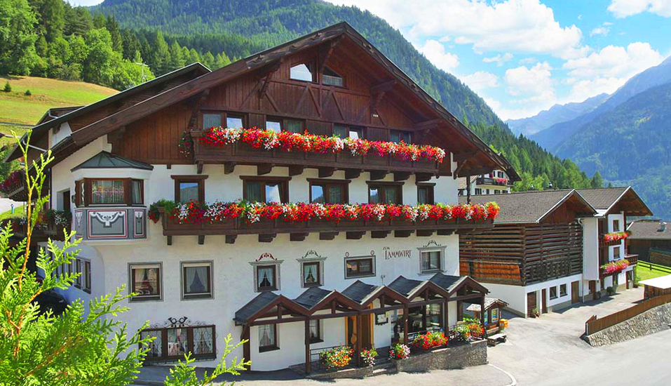 Hotel Lammwirt Jerzens Pitztal Tirol, Außenansicht