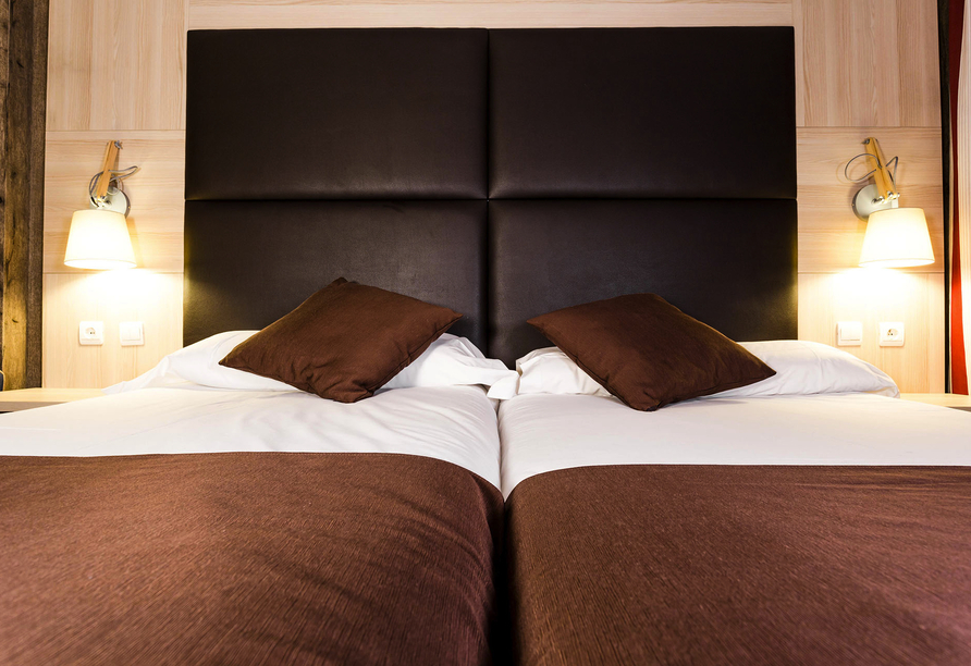 Beispiel eines Doppelzimmers im Hotel Himàlaia Soldeu