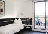 Beispiel eines Einzelzimmers Economy im Hotel du Commerce in Basel