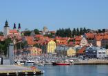 Der Hafen von Visby auf Gotland