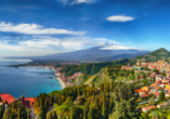 Das blaue Meer, das pittoreske Taormina und den Ätna – all das werden Sie bei Ihrer Rundreise sehen.