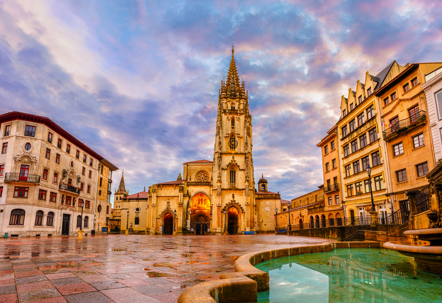 Oviedo ist eines der historischen Glanzstücke Spaniens.