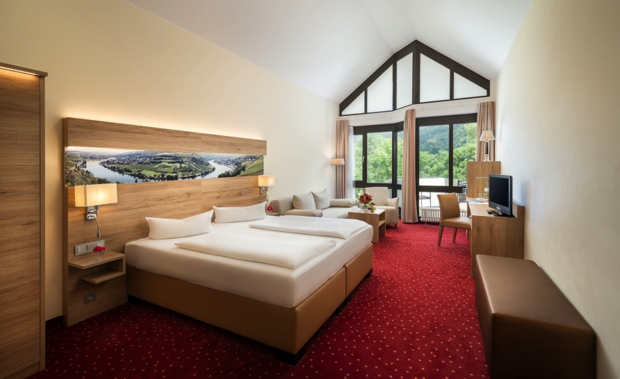 Beispiel eines Doppelzimmers im Hotel Moselblick