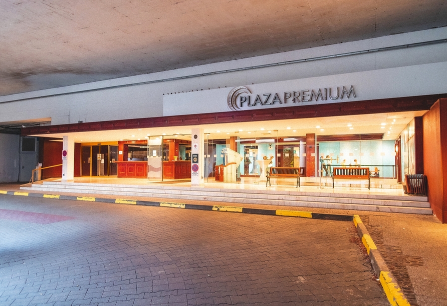 Der Eingangsbereich des Hotels