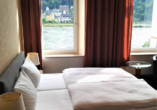 Rheinsteig, Sternwanderreise, Hotel Restaurant Colonius, St. Goarshausen, Zimmerbeispiel