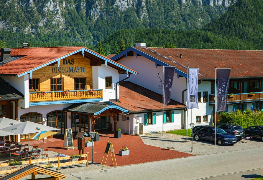Außenansicht des Das Bergmayr - Chiemgauer Alpenhotel