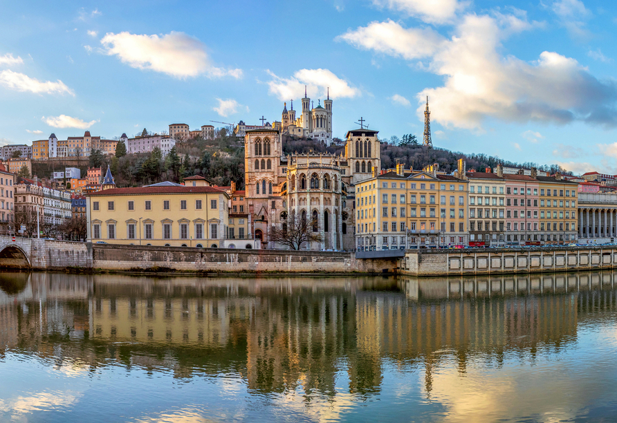 Erkunden Sie Lyon mit seinen Kathedralen bei einer Stadtbesichtigung.