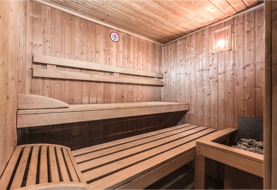Erholungsanlage Jantar in Rewal an der polnischen Ostsee, Sauna
