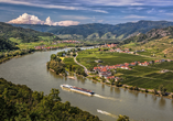 Die beeindruckende Wachau – das Donautal zwischen Melk und Krems – zählt seit 2000 zum UNESCO-Welterbe.