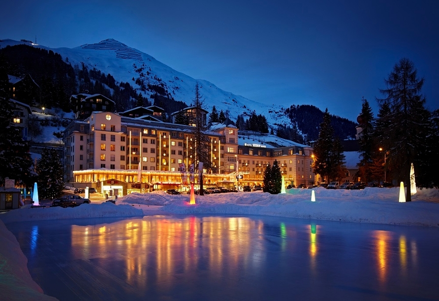 Precise Tale Seehof Davos, Außenansicht Winter