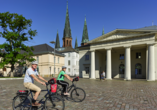 Die Innenstadt Oldenburg hält einige architektonische Besonderheiten bereit.