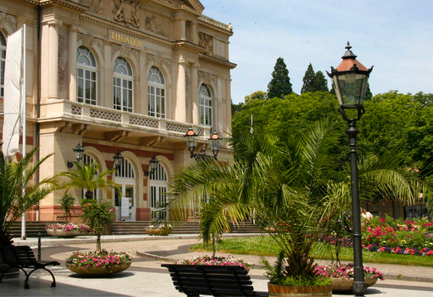 Kulturelle Einrichtungen wie das Theater gibt es in Baden-Baden zu genüge.
