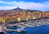 Die vielseitige Hafenstadt Marseille erwartet Sie an der Südküste Frankreichs.