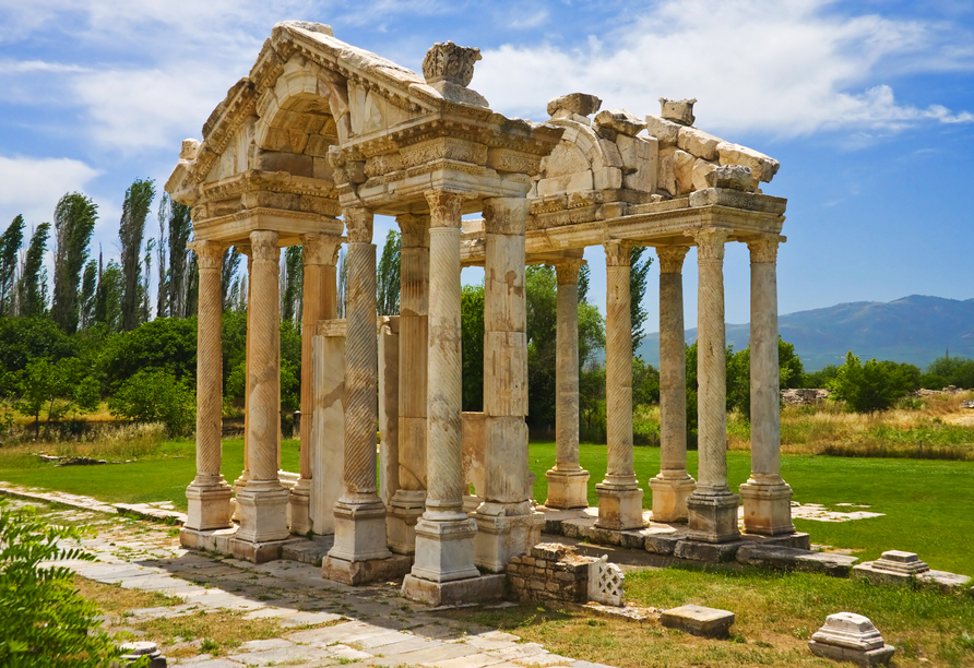 Freuen Sie sich auf die berühmte Ausgrabungsstätte der Schönheitsgöttin Aphrodite.