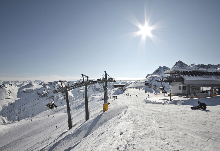Das Skigebiet Silvretta Montafon zählt zu den größten Wintersportregionen in Vorarlberg.