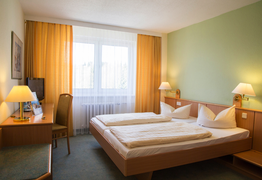Werrapark Resort Hotel Frankenblick, Beispiel eines Doppelzimmers
