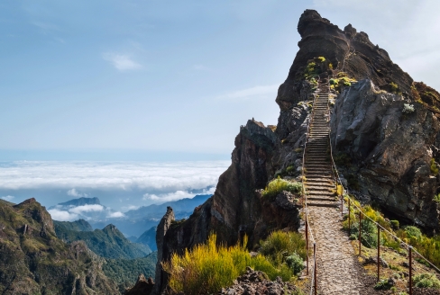 Der letzte Aufstieg zum Pico Ruivo – dem höchsten Berg auf Madeira.