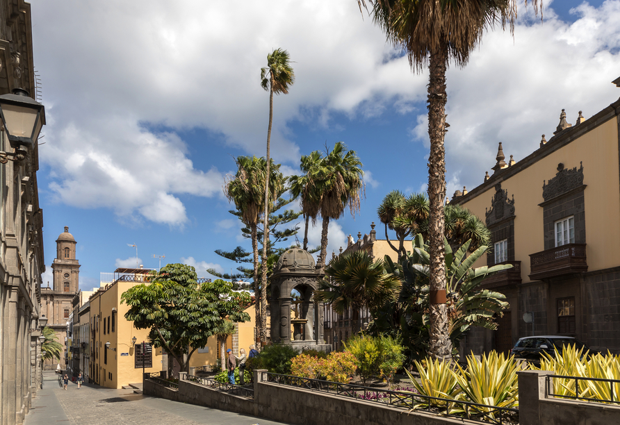 Der koloniale Baustil in der Altstadt von Las Palmas, Vegueta, wird Sie begeistern.