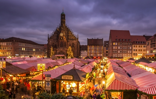 Freuen Sie sich auf den berühmten Nürnberger Christkindlesmarkt.
