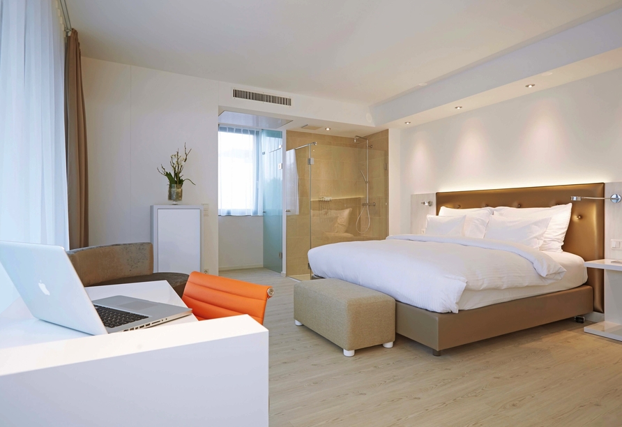 Beispiel eines Doppelzimmers im elaya hotel kleve